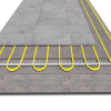 Electrotherm MDIR electric underfloor heating kit installed