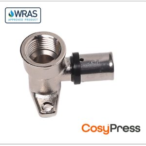 CosyPress U-Profile 90 Degree Female Elbow Wall Plate